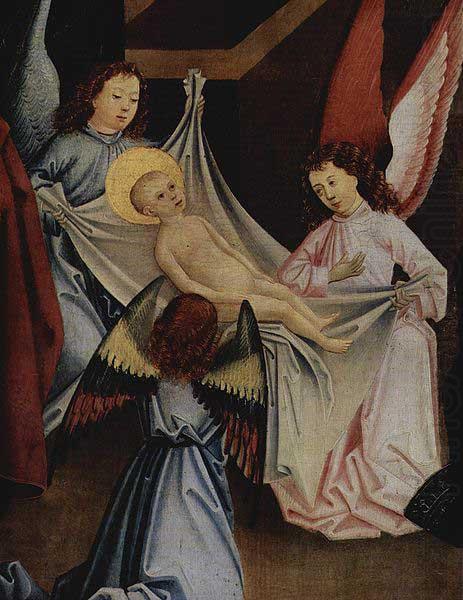 Friedrich Herlin Geburt Christi, Anbetung des Christuskindes china oil painting image